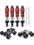 4 Adet Metal Ön ve Arka Yağ Amortisörü Sönümleyici Mjx H16 16207 16208 16209 16210 1/16 Rc Araba Yükseltme Parçaları,1 (Yurt Dışından) 4