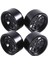 4 Adet Metal Alaşımlı 1.9 Beadlock Jantlar 1:10 Rc Paletli Eksenel SCX10 AXI03007 90046 Trx4 Redcat Gen8 (Siyah) (Yurt Dışından) 3