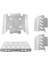 Metal Şasi Kiti + Aks Kapağı Kiti 1/8 Mjx Allrock 1/8 H8H V1V2 Rc Araba Parçaları Için (Yurt Dışından) 1