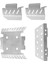 Metal Şasi Kiti + Aks Kapağı Kiti 1/8 Mjx Allrock 1/8 H8H V1V2 Rc Araba Parçaları Için (Yurt Dışından) 4