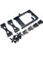 Metal Servo Montaj Braketi Kiriş Çapraz Kiriş Şok Montajı Wpl C14 C24 B14 B24 1/16 Rc Araba Yükseltmeleri Parçaları Aksesuarları,4 (Yurt Dışından) 1