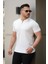 Erkek Fermuarlı Polo Yaka Slim Fit Triko T-Shirt 1