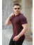 Erkek Fermuarlı Polo Yaka Slim Fit Triko T-Shirt 3