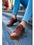 AYDOGANTICARET44 CH191 Ckt Side Buckle Erkek Ayakkabı Taba 4