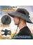 Unisex Yazlık Geniş Kenarlı Maxi Boy Fileli Katlanabilir Safari Outdoor Plaj Şapkası 3