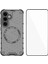 Samsung Galaxy S25 Tpu + Pc Telefon Kılıfı Temperli Camlı Magsafe ile Uyumlu (Yurt Dışından) 1
