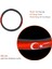 Pmx Direksiyon Kılıfı Fosforlu 42 cm Siyah (Türk Bayrağı) TEQ-002BK/RD 3