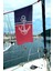 Lacivert Kırmızı Çapa Desenli Unisex Plaj Havlusu 70X150 3