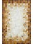 Krem ve Kahverengi Ombre Geçişli Deri Patchwork Halı 120X180 cm (2,16 M²) 1
