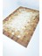 Krem ve Kahverengi Ombre Geçişli Deri Patchwork Halı 120X180 cm (2,16 M²) 3