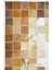 Krem ve Kahverengi Ombre Geçişli Deri Patchwork Halı 120X180 cm (2,16 M²) 4