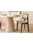 Traverten Desen Ahşap Mdf Yuvarlak 90CM Çapında Sabit Mermer Desenli 4-5 Kişilik Mutfak Masası 2