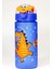 Mavi Çocuk Su Şişesi, Tritan, Pipetli, Dinozor, 0,5L 1