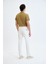 Jake Loose Tapered Fit Ekru Erkek Jean Pantolon 4