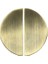 Düğme Yarım Daire Mobilya Kulbu Antik Sarı Renk 16MM Kulp 1 Adet (SY4716 0016 Abm) 4