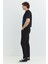 Pavel Slim Tapered Fit Solmayan Siyah Erkek Jean Pantolon 3