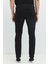 Pavel Slim Tapered Fit Solmayan Siyah Erkek Jean Pantolon 5