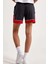 Jordan Sport Diamond Loose Fit Shorts Kadın Geniş Kalıp Şort Siyah Kırmızı 2