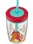 Renkli ve eğlenceli yüzen ahtapot pipetli cam bardak, 0,40 L, US menşei 2