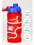 Kırmızı Çocuk Tritan Su Şişesi 500 mL, BPA'sız, Geniş Ağız, Plastik 2