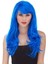 Etkinlik Gösteri Kostüm Peruğu İçin Mavi Uzun Dalgalı Parti Saç Peruk 1