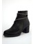 Fermuarlı Taş Detaylı Kadın Bot&bootie 025-403-22CILT 3
