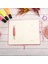 13x21 cm Pembe Deri Sert Kapak Noktalı Tarihsiz Dikişli Defter 7