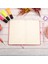 13x21 cm Pembe Deri Sert Kapak Noktalı Tarihsiz Dikişli Defter 9