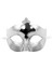 Büro Ev Ofis Etkinlik Gösteri Balo Kostüm Maskesi Için 15X10CM Silver Parlak Maske 1