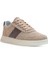 2197-DAKIRS Anatomik Tabanlı Erkek Keten Kumaşlı Sneakers Ayakkabı - NKT02197-KUM-42 4