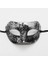Etkinlik Gösteri Balo Kostümü İçin Silver Antik Tarz Maske 4
