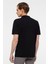 Siyah Regular Düz Polo Yaka Triko Tişört 5