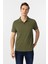 Haki Slim Fit Düz Polo Yaka Tişört 3