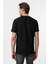 Siyah Slim Fit Armürlü Bisiklet Yaka Tişört 4