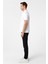 Beyaz Slim Fit Armürlü Polo Yaka Tişört 4