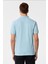 Buz Mavi Slim Fit Armürlü Polo Yaka Tişört 5
