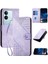 Vıvo V29 5g Için Ayrılabilir El Kayışı Kabartmalı Kelebek ile Flip Case (Yurt Dışından) 1