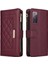 Samsung Galaxy S22 Kayış Kart Yuvaları Darbeye Cüzdan Için Flip Case (Yurt Dışından) 1
