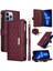 IPhone 13 Için Flip Case Pro Kart Yuvaları Darbeye Cüzdan Kayış (Yurt Dışından) 3