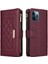 IPhone 12 Için Flip Case Pro Max Cüzdan Kart Yuvaları Kayış Darbeye (Yurt Dışından) 5