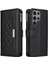 Samsung Galaxy S23 Ultra Kart Yuvaları Için Flip Case Darbeye Cüzdan Kayış (Yurt Dışından) 3