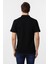 Siyah Regular Armürlü Polo Yaka Tişört 4