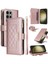 Samsung Galaxy S23 Ultra Kart Yuvaları Için Flip Case Darbeye Cüzdan Kayış (Yurt Dışından) 1