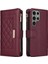 Samsung Galaxy S23 Ultra Kart Yuvaları Için Flip Case Darbeye Cüzdan Kayış (Yurt Dışından) 1
