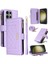 Samsung Galaxy S23 Ultra Kart Yuvaları Için Flip Case Darbeye Cüzdan Kayış (Yurt Dışından) 5