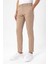 Bej Slim Fit Armürlü Pantolon 4