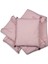 Müslin Bebek Yatak Koruma Yastık Seti (Yıkanmıştır) 32 x 180 cm +/- 2 cm Pudra Pembe 3