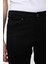 Siyah Slim Fit 5 Cep Kalıp Armürlü Kanvas Pantolon 4