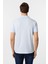 Buz Mavi Slim Fit Düz Polo Yaka Tişört 5