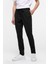 Siyah Slim Fit Düz Pantolon 2